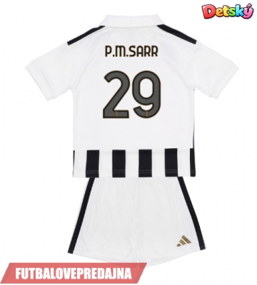 Lacne Dětský Futbalové dres Juventus Pape Matar Sarr #29 2026-27 Krátky Rukáv - Domáci (+ trenírky)